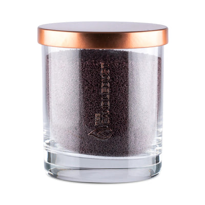 Dark Lilac Unscented Candle in Glass, 160g