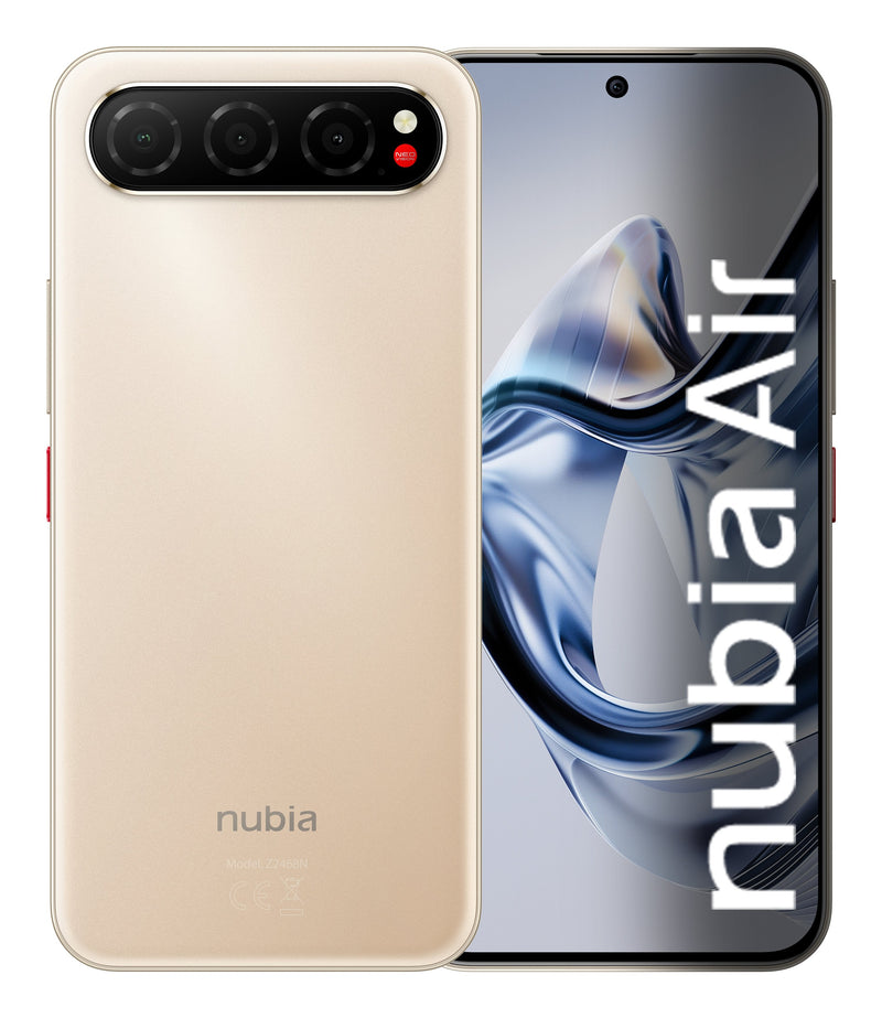 Zte Smartphone Nubia Air 6,78 FHD + 8+12GB/256GB 20MP/50MP (5G) Titanium Desert
