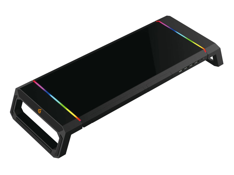 Conceptronic Soporte Desktop Gaming Monitor Ergonomico Concentrador USB 2.0 Luz RGB
