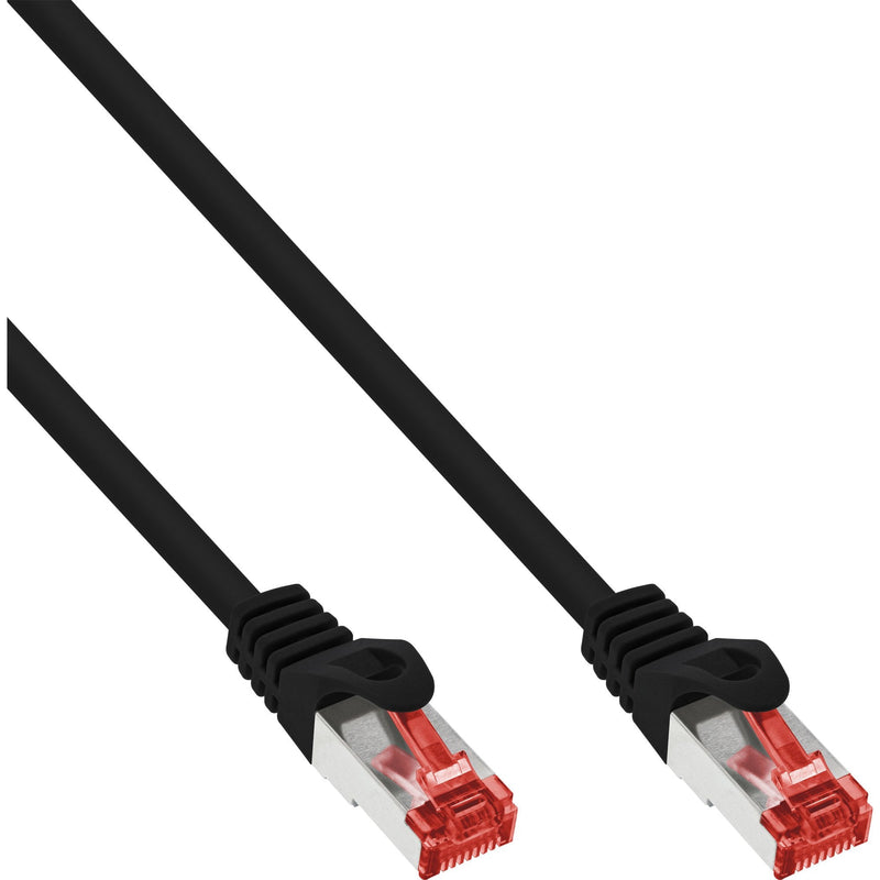 Inline 50 Pieces Bulk-pack Patch Cable S/FTP (pimf), CAT.6, 250MHZ, Pvc, Cca, Black 1,5M