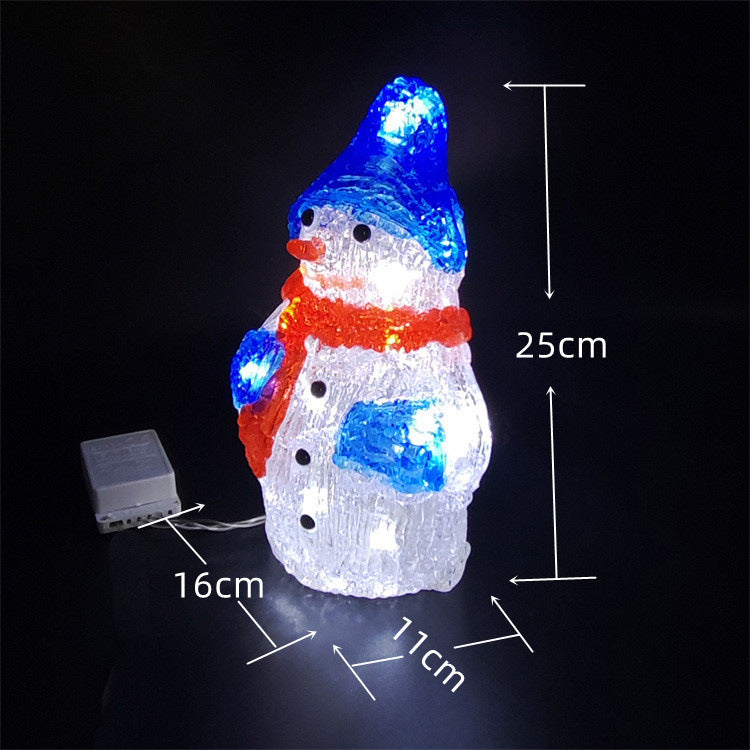 Diy Acrylic Epoxy Snowman Window Decoration