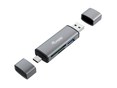Equip Card Reader External Otg USB-C & USB-A SD/microSD — image 1