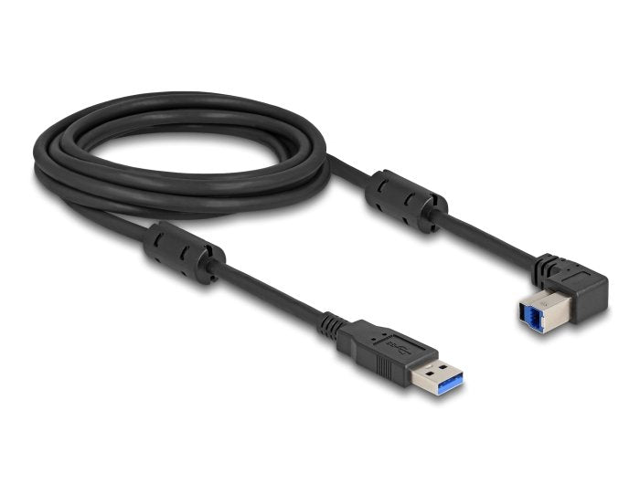 Delock USB 5Gbps Cable Type a Connector Male a Type B Connector Male 90° Arriba Angulado 3M