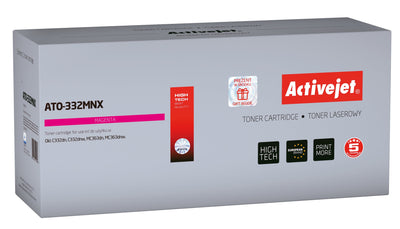 Activejet Toner ATO-332MNX (reemplazo Oki 46508710 - Supreme - 3500 Páginas - Magenta — image 1