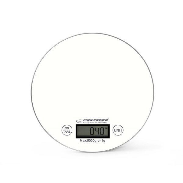 Esperanza Scale Kitchen Electrónica EKS003W Redonda White