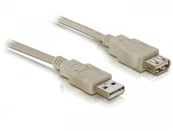 Delock Cable USB 2.0 Extension 3M Beige
