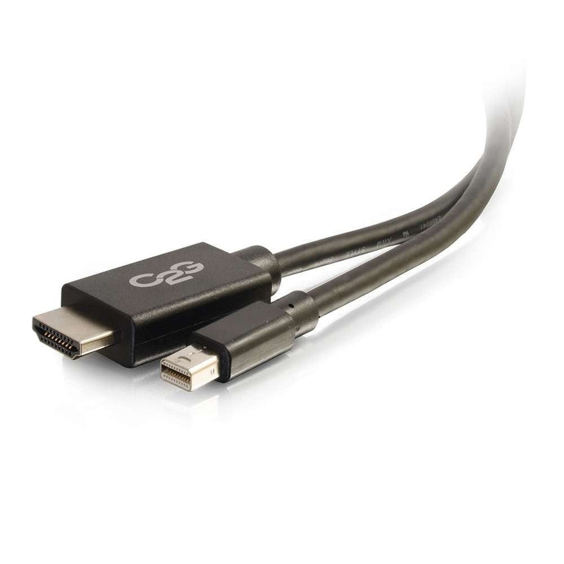 C2G 6FT Mini DisplayPort To HDMI Cable Mini DP To HDMI Adapter Cable M/M Adapter Vídeo Conforme a Taa Mini Dis
