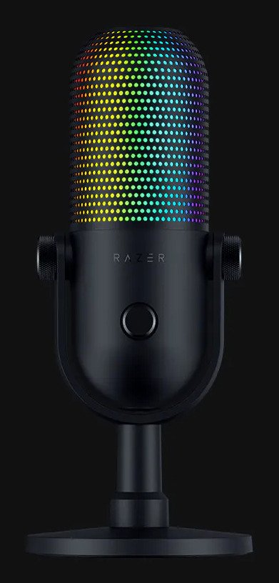 Razer Microphone Seiren V3 Chroma With Dsp 32 Bits USB RGB With Processor Signal Audio (dsp) 32 Bits - Microph