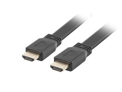 Lanberg HDMI Cable CA-HDMI-21CU-0050-BK Connectors Male/Male Chapados Oro Cable Flat Resolution Up To 3840*216 — image 1