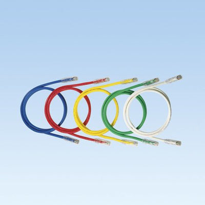 Panduit Category 6 UTP Patch Cord For Use With Netkey Category 6 Components Network Cable 3M White — image 1