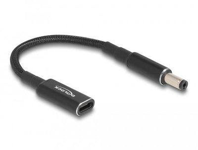 Delock 60039 Cable Charging Laptop USB Type-c™ Female a 5,5 X 2,1MM Male 15CM — image 1