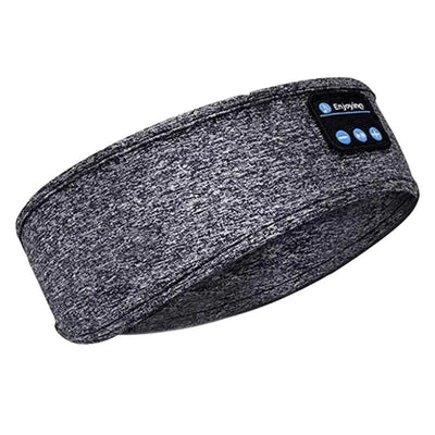 Diadema Elástica With Headphones Bluetooth Grey — image 1