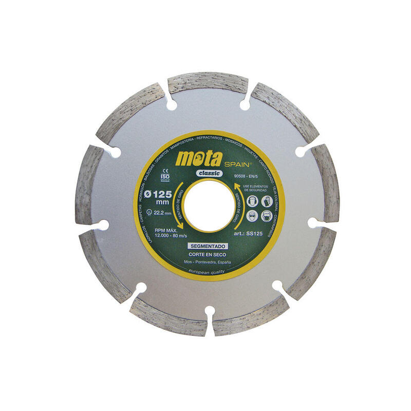 Unidad Diamantado Segmentado Laser Ø230MM SS230 Mota