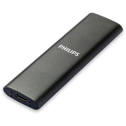 Philips Drive SSD M.2 External 1TB USB-C/USB 3.0 540MB Ultra Slim Grey — image 1
