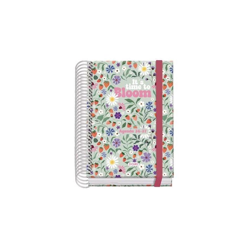Dohe Planner School Prime A6 Espiral DP Cartón Forrado Mod. Bloom 2026-2027