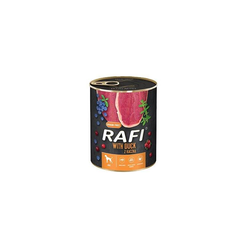 Dolina Noteci Rafi Comida Húmeda Perros With Pato, Arándanos And Arándanos Rojos - 800G