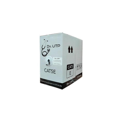 Drutp UTPCAT5E-305-EXT Bobina 305MTS Cable UTP CAT.5E Exteriores 0.50MM Cover Pe Black — image 1