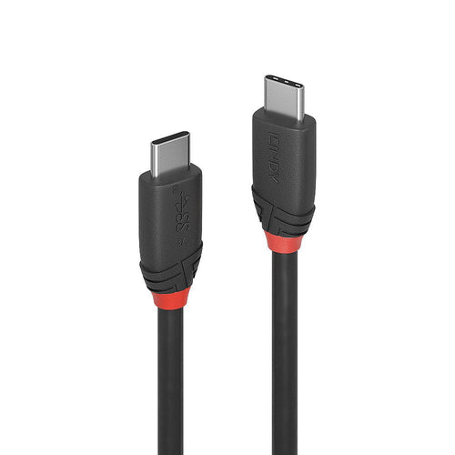 Lindy USB 3.1 Cable Typ C/C 3A Black Line M/M 0.5M — image 1