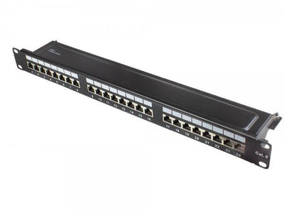 Good Connections Patchpanel 19CAT. 6 24-P. 1 He Black — image 1