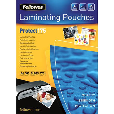Fellowes Pack 100 Cases Plastificar 175 Mic. Brillo A4 — image 1