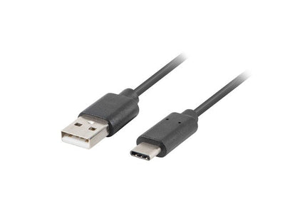 Lanberg Cable Lanberg USB-C (m) - a (m) 3.1 1.8M Black CA-USBO-31CU-0018-BK — image 1