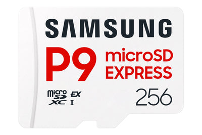 Samsung SD microSD Card 256GB P9 Express Retail — image 1