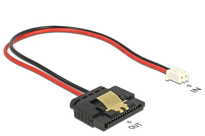 Delock 85336 Cable SATA 0,2M SATA 15 Pines Multicolour
