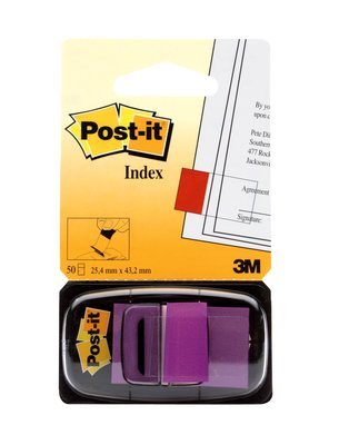 3M Marcador Index Post-it Medium Dispensador 50 Units Violet