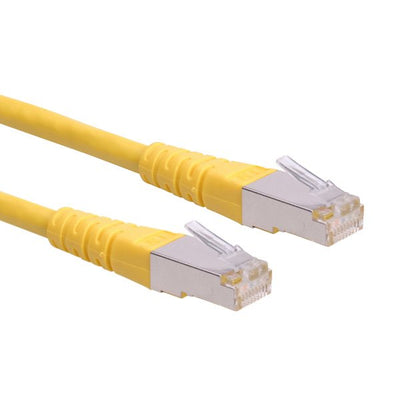 Roline 21.15.1332 Network Cable Yellow 1M CAT.6 S/FTP [s-STP] (Roline CAT.6 S/FTP Pimf Cu Ethernet Cable Yello — image 1