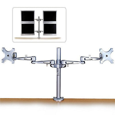 Lindy 40697 Desk Mount Screen Plana Silver — image 1