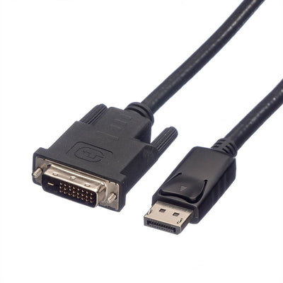 Roline 11.04.5772 Adapter Cable Vídeo 2M DisplayPort DVI Black — image 1