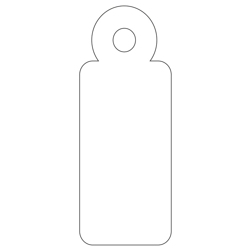 Apli Labels Colgantes With Hilo 13X34MM Box Of 1000 White