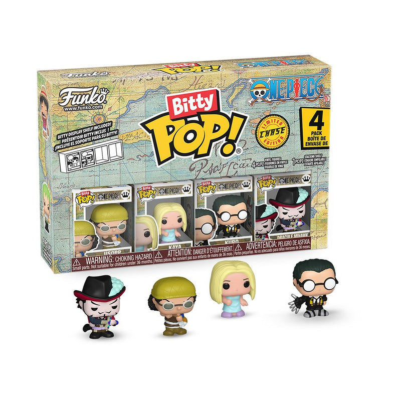 Blíster 4 Figuras Bitty Pop One Pieza Usopp