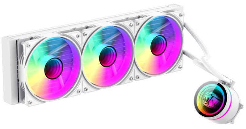 Gamemax CPU Liquid Cooler Iceburg 360 Infinity White