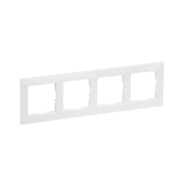 Legrand 765174 Seano 4-VÍAS Frame In Der Finish Colour Ultrawei