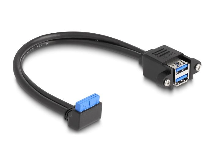 Delock 83007 USB Cable 5Gbps Connector Female a 2 X USB 5Gbps Tipo-a Integración 50CM