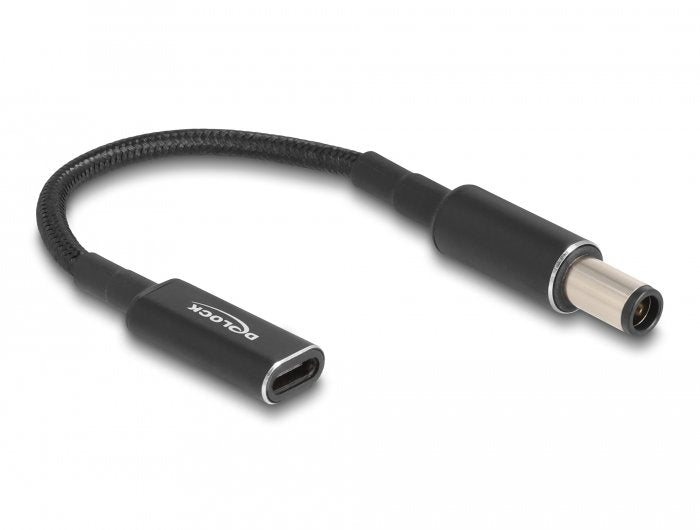 Delock 60032 Cable Charging Laptop USB Type-c™ Female a HP 7,4 X 5,0MM Male 15CM