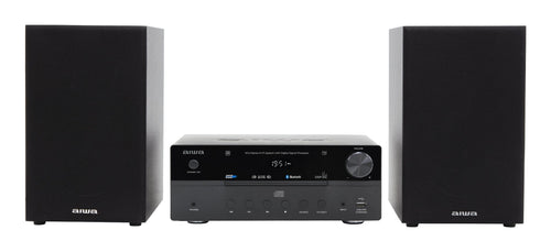 Aiwa Micro Cadena MSBTU-550BK 50W Rms Cd Radio Aux USB Colour Black — image 1