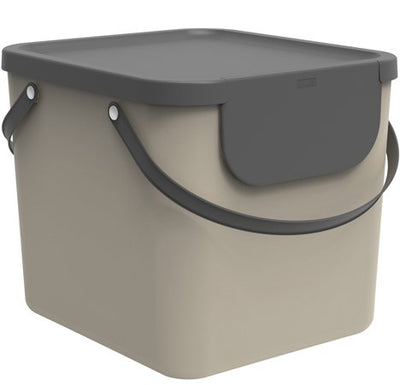 Rotho Albula 40 L Rectangular Plastic Capuchino — image 1