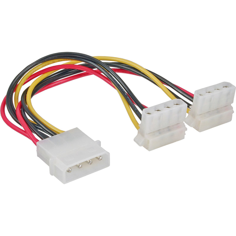Inline Cable And Power Internal 1X Molex 4 Pines a 2X Molex 4 Pines Ángulo 0,15M