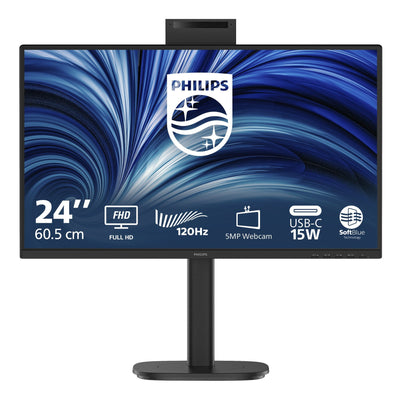 Philips Monitor 23 8' 16:9 IPS 120HZ 1920X1080 Has 150MM D-sub X 1 HDMI X 1X 1.4 DP X 1X 1.2 — image 1