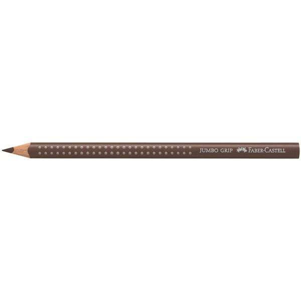 Faber-castell Jumbo Grip 110976 Brown 10 Pieces