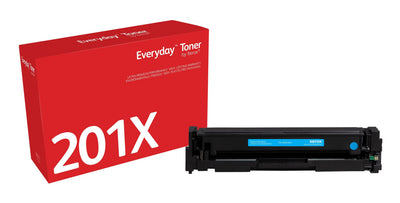 High Yield Cyan Toner Cartridgesupl Like HP 201X For Colour Laserjet — image 1