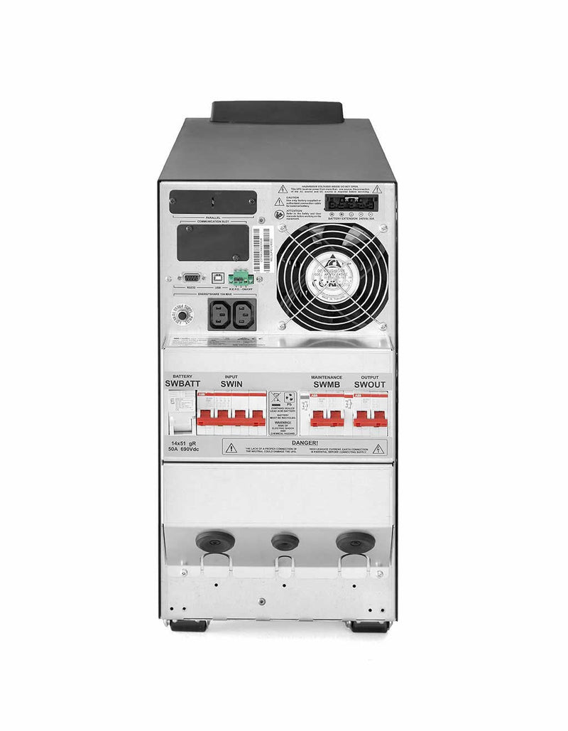 Riello UPS Sentinel Tower Stw 6000 UPS Ca 220/230/240V 6KW 6000VA 1 Fase RS-232 USB Black Ral 9005