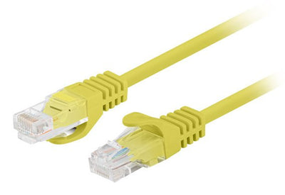 Lanberg Pack 10 - Network Cable CAT.6 UTP 2M Yellow — image 1