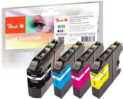 Peach PI500-134 Ink Black LC-223BK, Cyan Magenta Yellow — image 1
