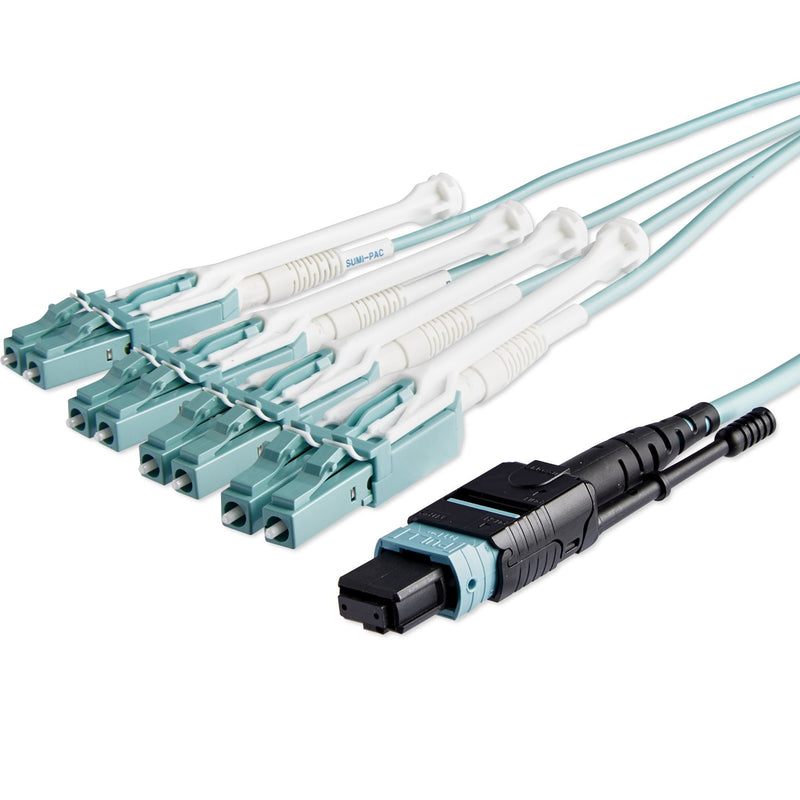 StarTech.com 10M Mpo/Mtp a Lc Breakout Cable Fibre Optic - Push/Pull-tab - Kabelpeitsche - Mtp/Mpo-multi-modus