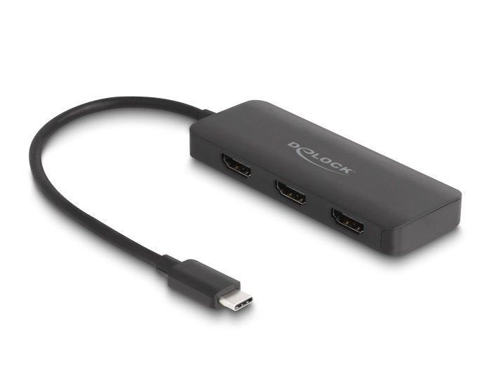 Delock USB Type-c Splitter (dp Alt Mode) a 3 X HDMI 4K 60 HZ