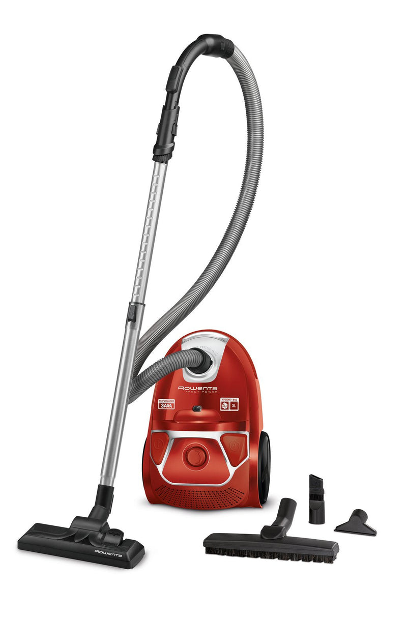 Rowenta Vacuum Cleaner RO3953EA Compact Power Cyclonic 750W Recogida Residuos Bag Desechable Colour Red