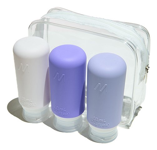 Muitomas TRBOTTLES3VL Bottle And Recipiente Travel Silicone Bottle Flexible